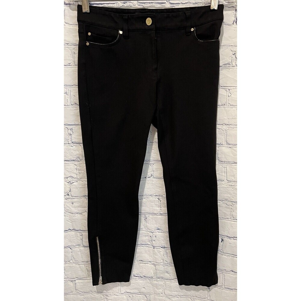 White House Black Market WHBM Skinny Jeans The Skimmer Women's Stretch Black 0S - Picture 3 of 9